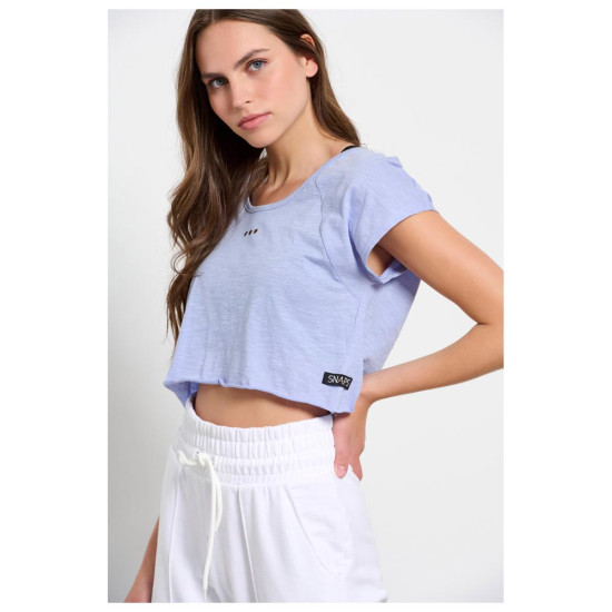 Bodytalk Γυναικεία κοντομάνικη μπλούζα Cropped